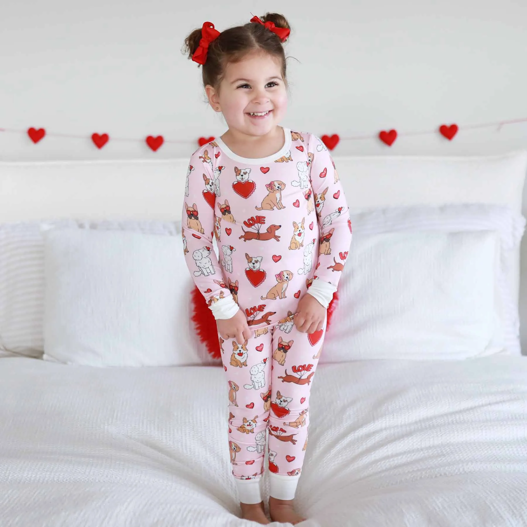 Valentine's Day Two Piece Pajama Sets