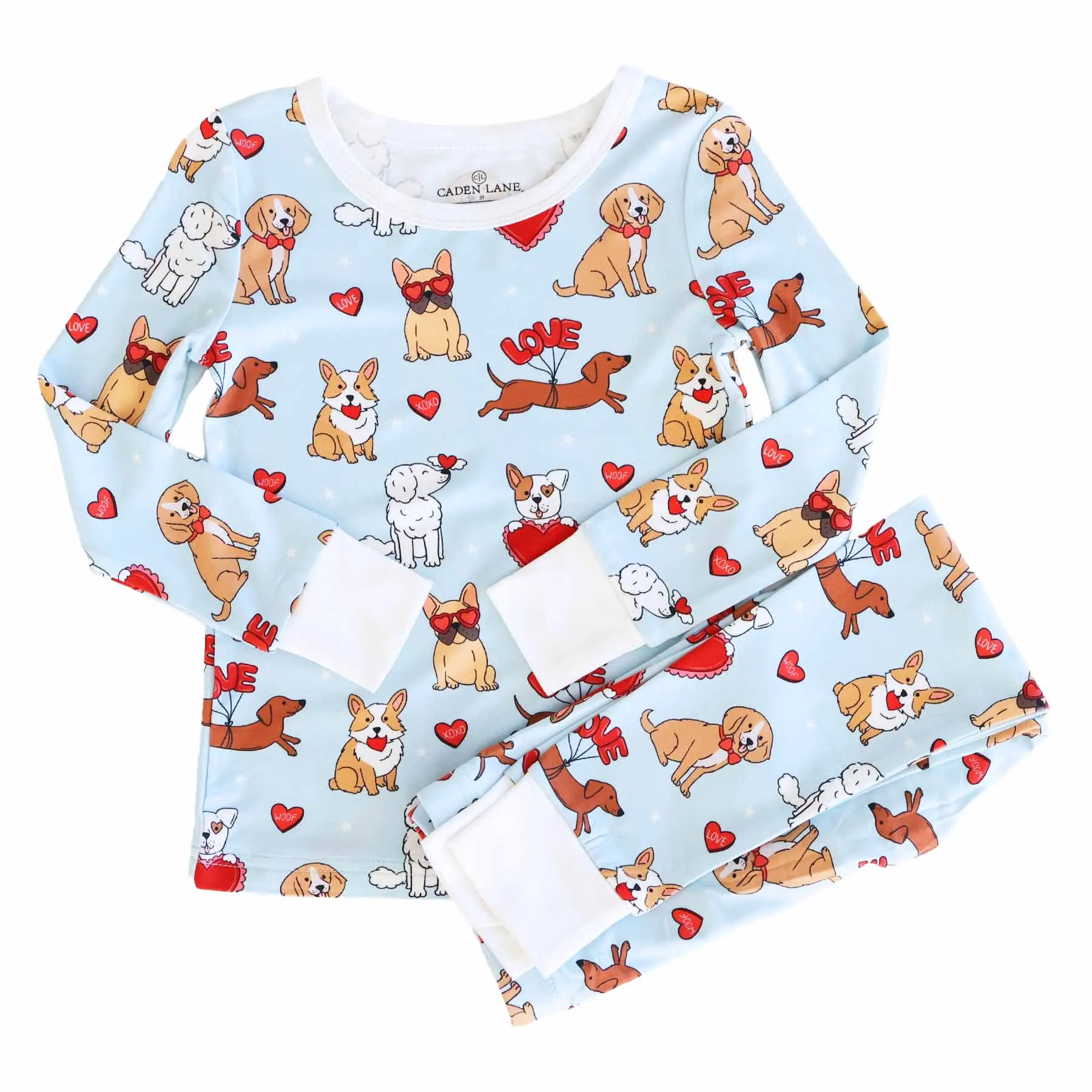 Valentine's Day Two Piece Pajama Sets