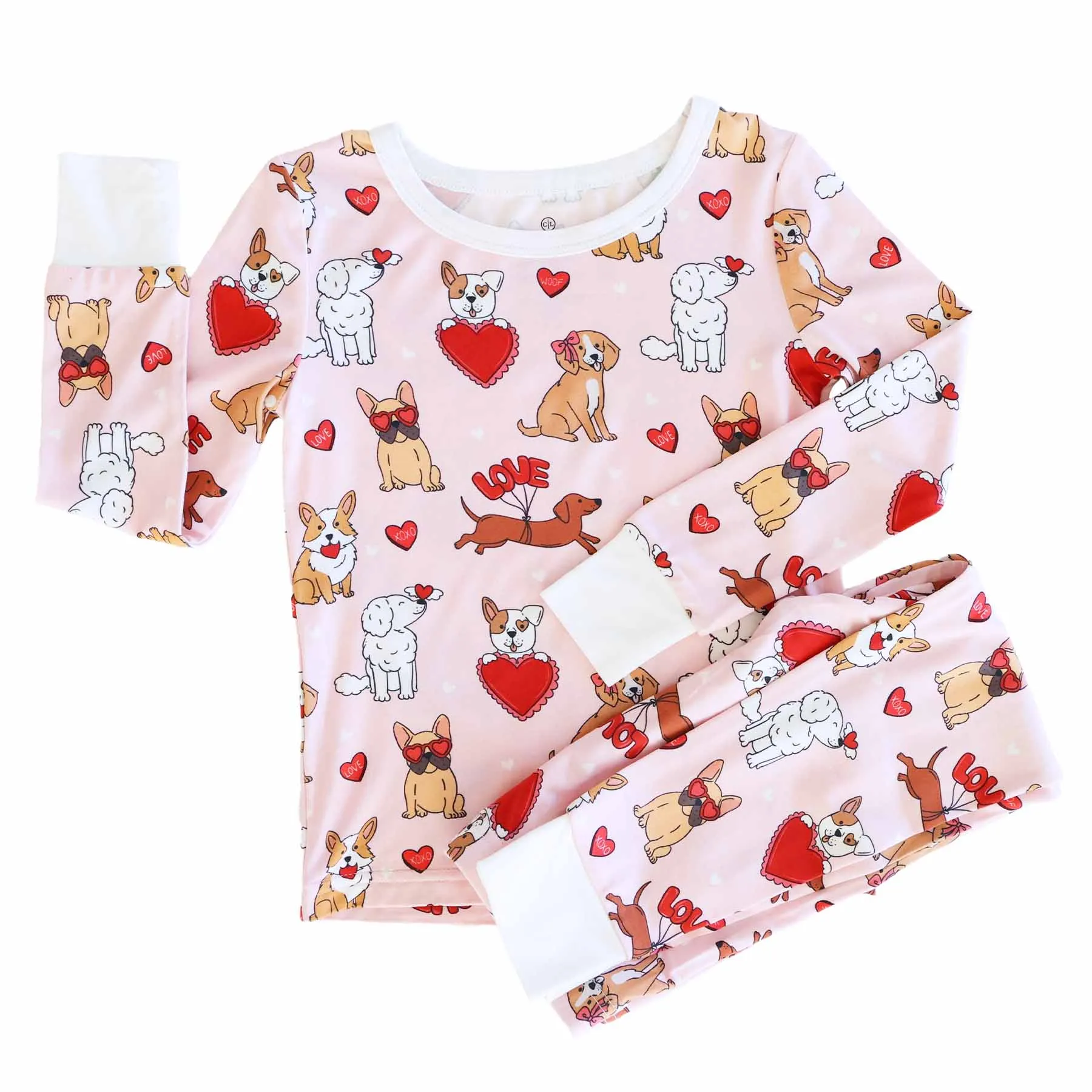Valentine's Day Two Piece Pajama Sets