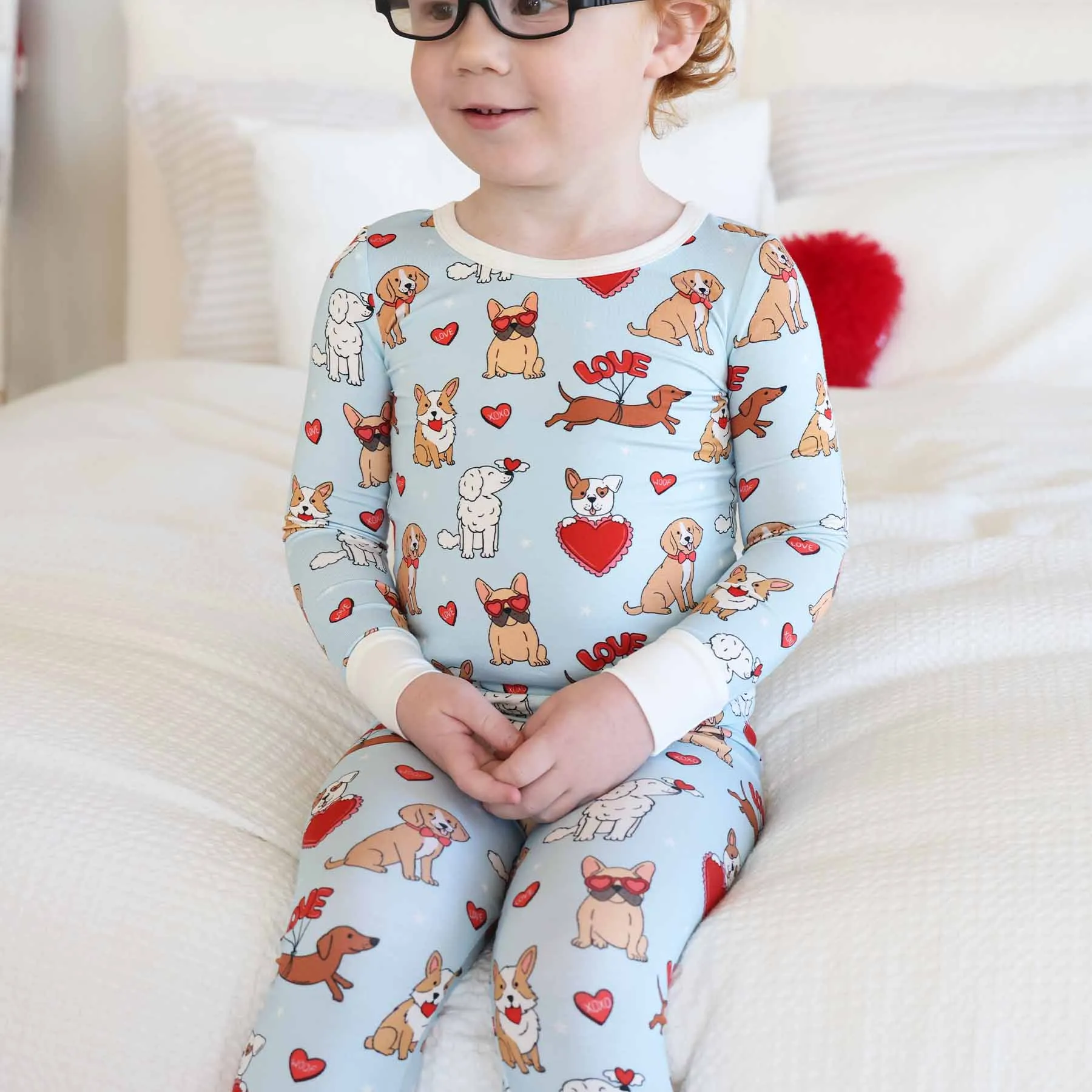 Valentine's Day Two Piece Pajama Sets