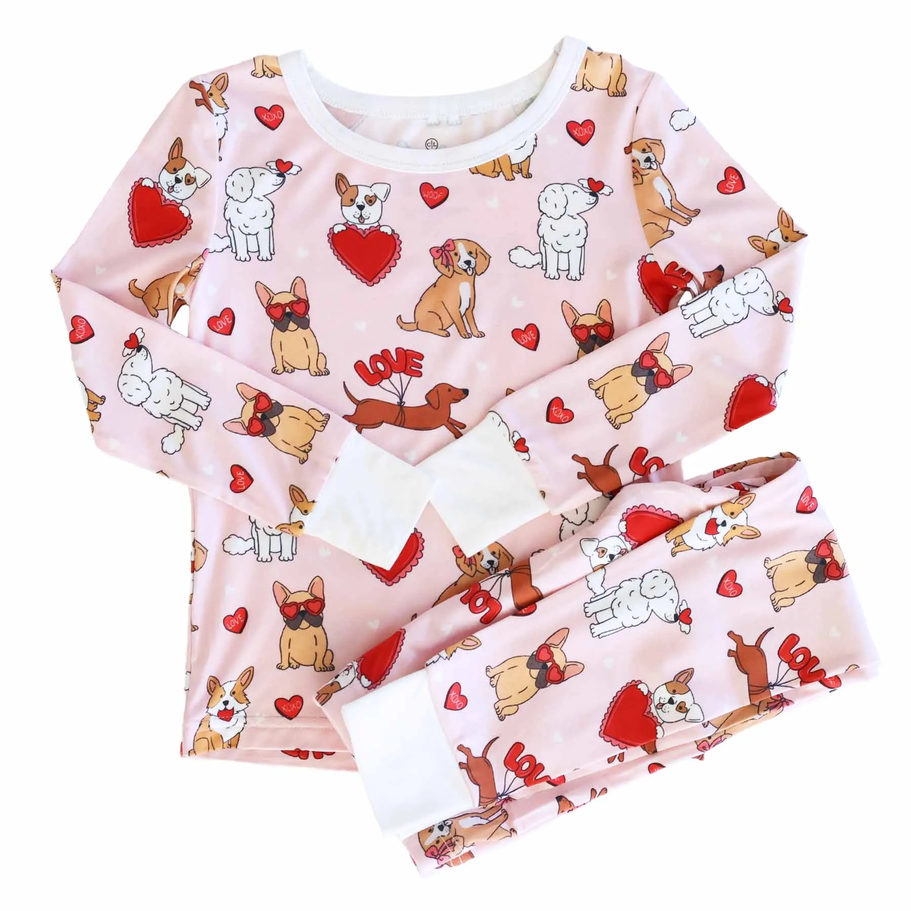 Valentine's Day Two Piece Pajama Sets