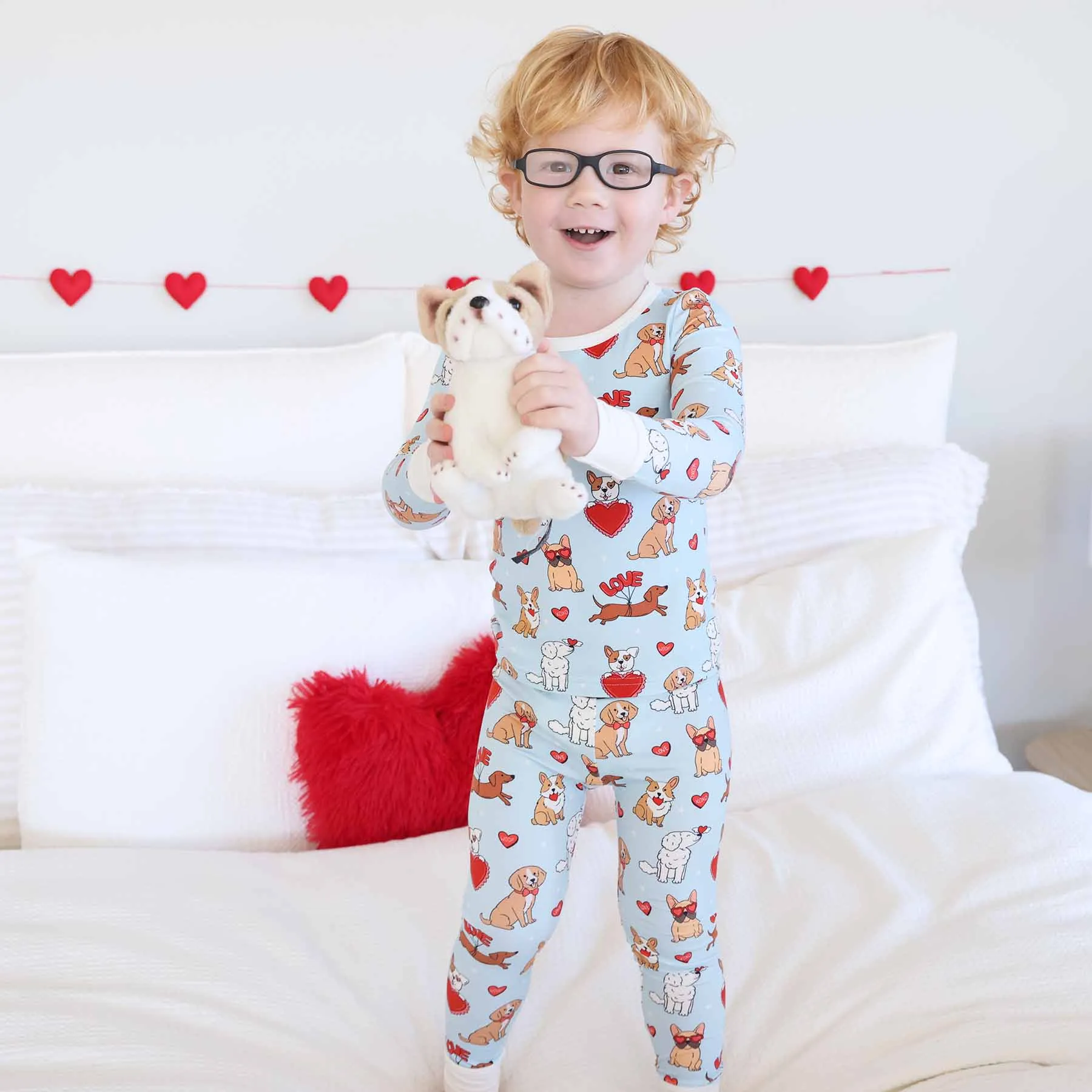 Valentine's Day Two Piece Pajama Sets