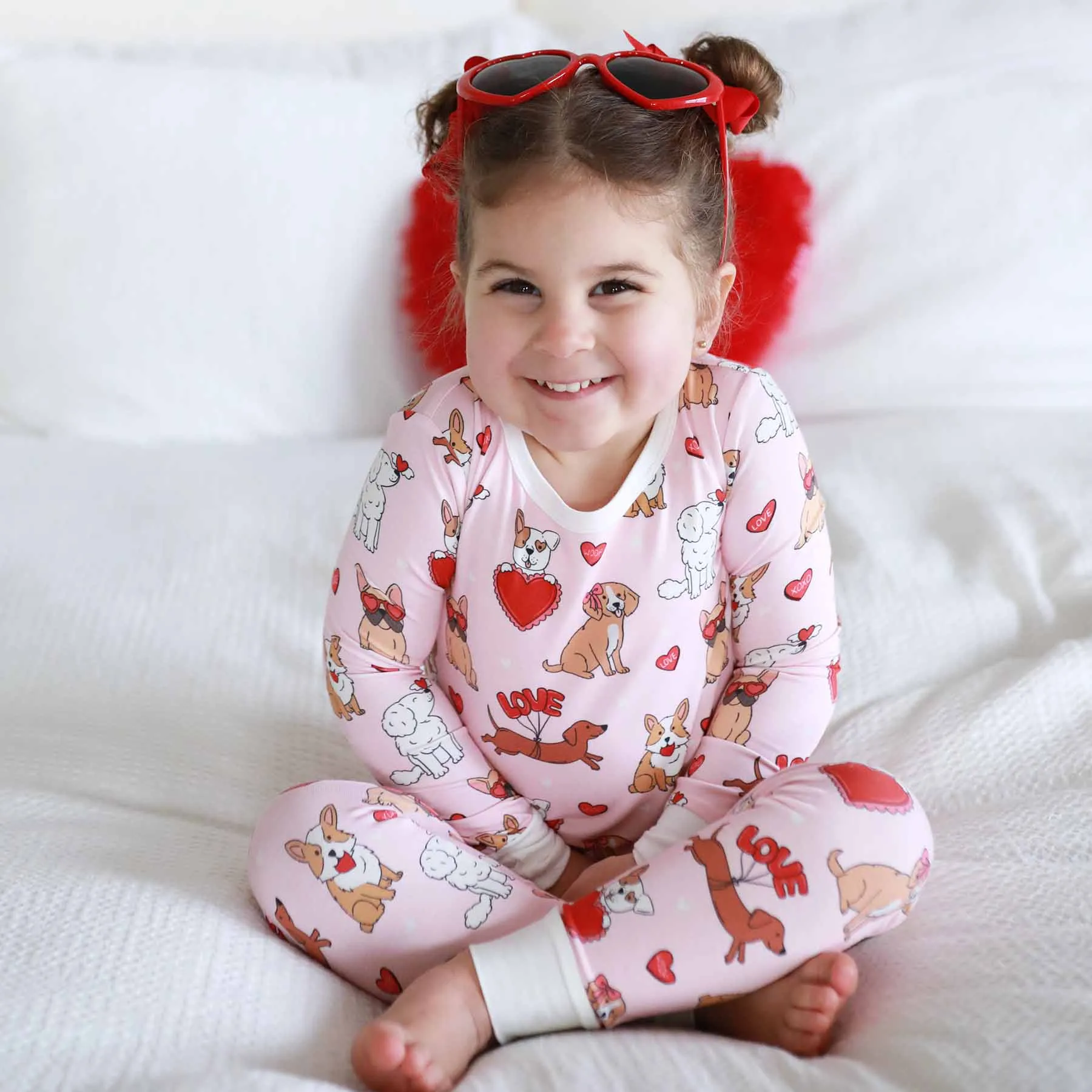 Valentine's Day Two Piece Pajama Sets