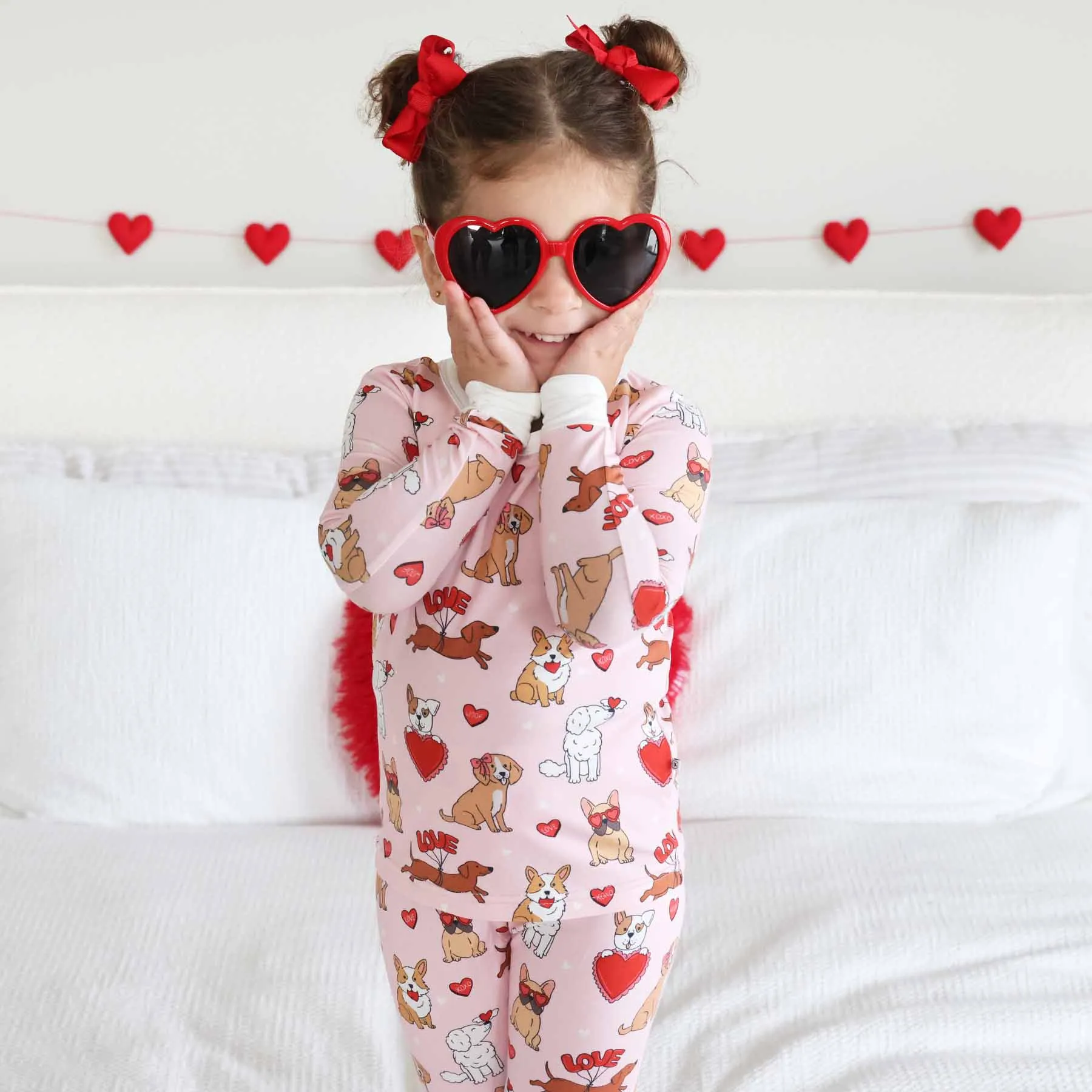 Valentine's Day Two Piece Pajama Sets