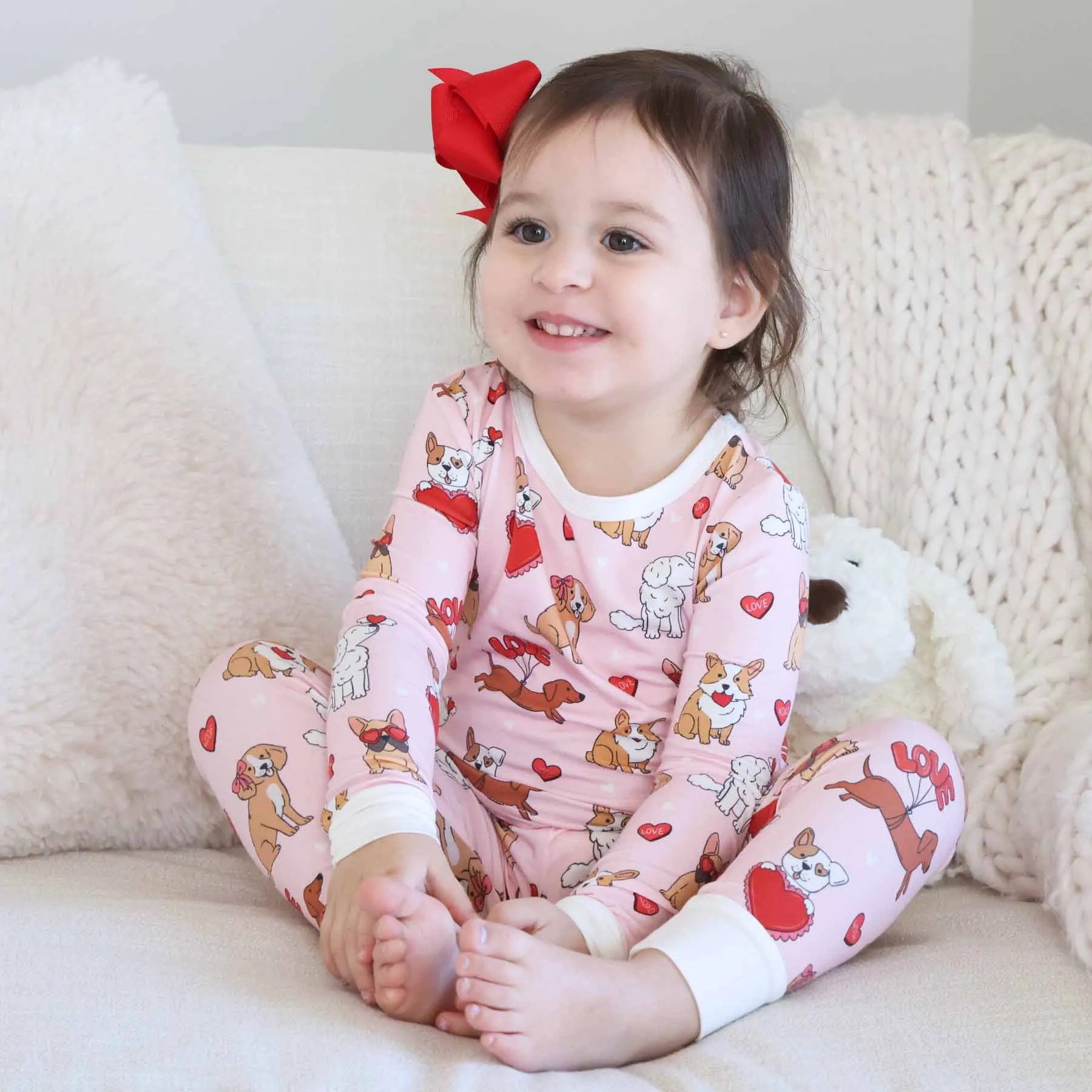 Valentine's Day Two Piece Pajama Sets