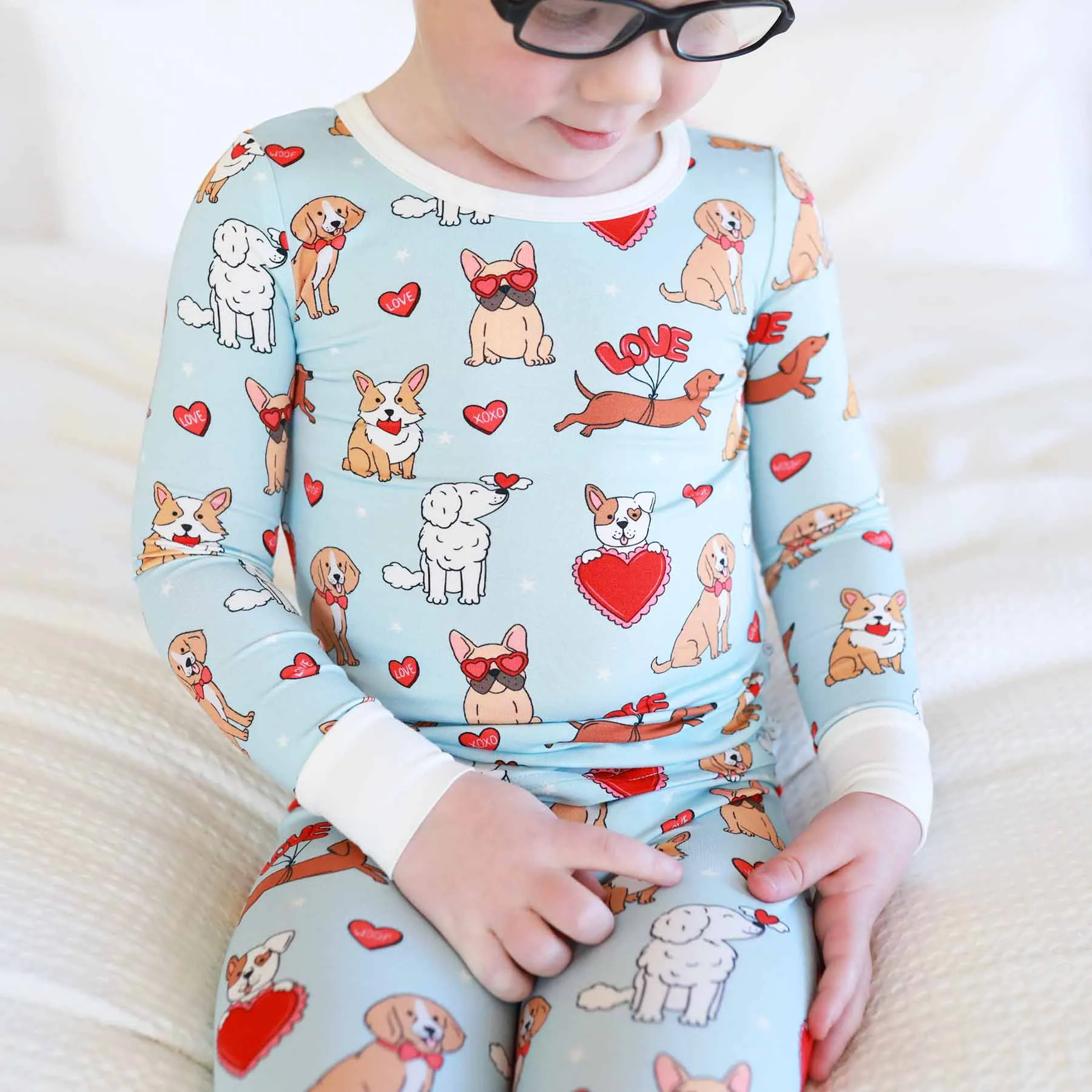 Valentine's Day Two Piece Pajama Sets