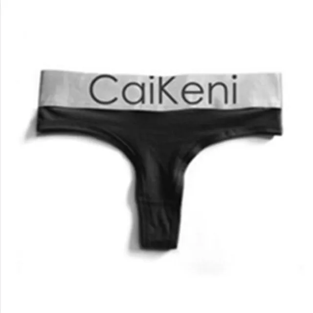 VDOGRIR Sexy Women's Cotton Seamless G-String Thong Female Panty Underwear Women Briefs Low Waist Letter Lady Intimates Tangas