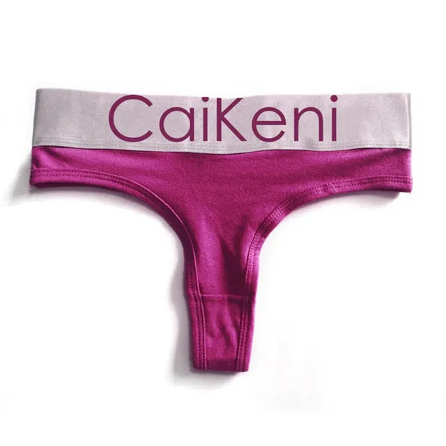 VDOGRIR Sexy Women's Cotton Seamless G-String Thong Female Panty Underwear Women Briefs Low Waist Letter Lady Intimates Tangas