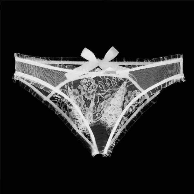 VenusFox White Black Erotic Panty Sexy Lingerie Underwear