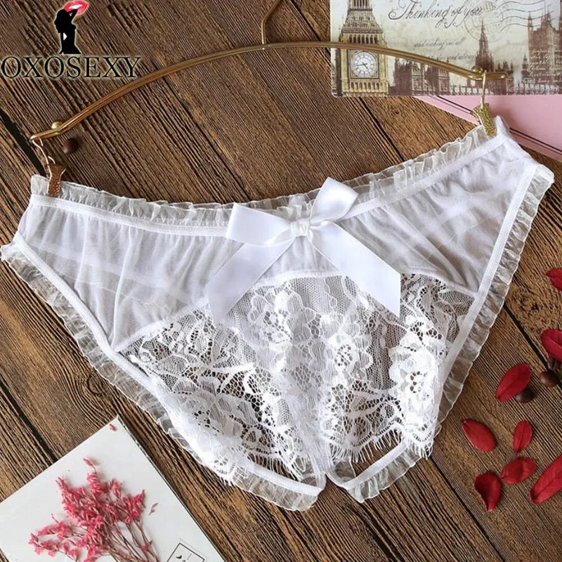 VenusFox White Black Erotic Panty Sexy Lingerie Underwear