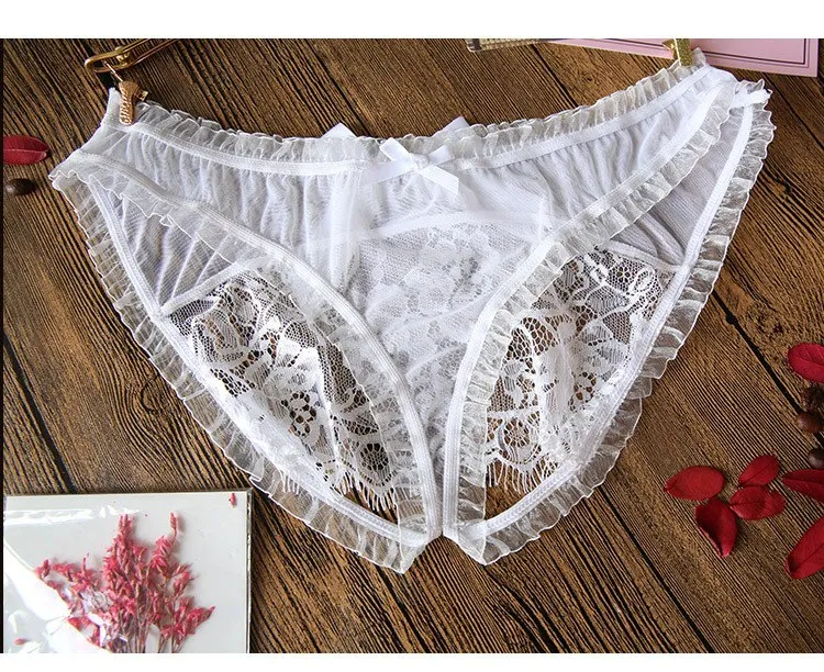 VenusFox White Black Erotic Panty Sexy Lingerie Underwear