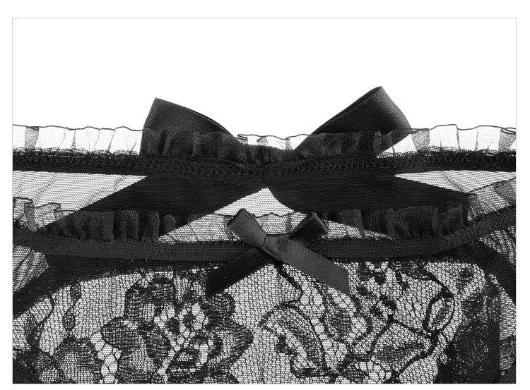 VenusFox White Black Erotic Panty Sexy Lingerie Underwear
