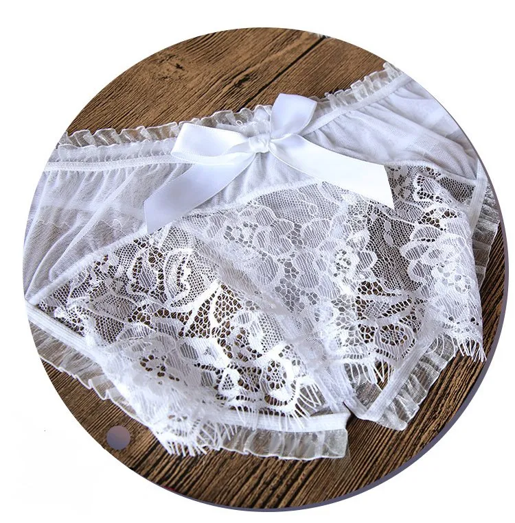 VenusFox White Black Erotic Panty Sexy Lingerie Underwear
