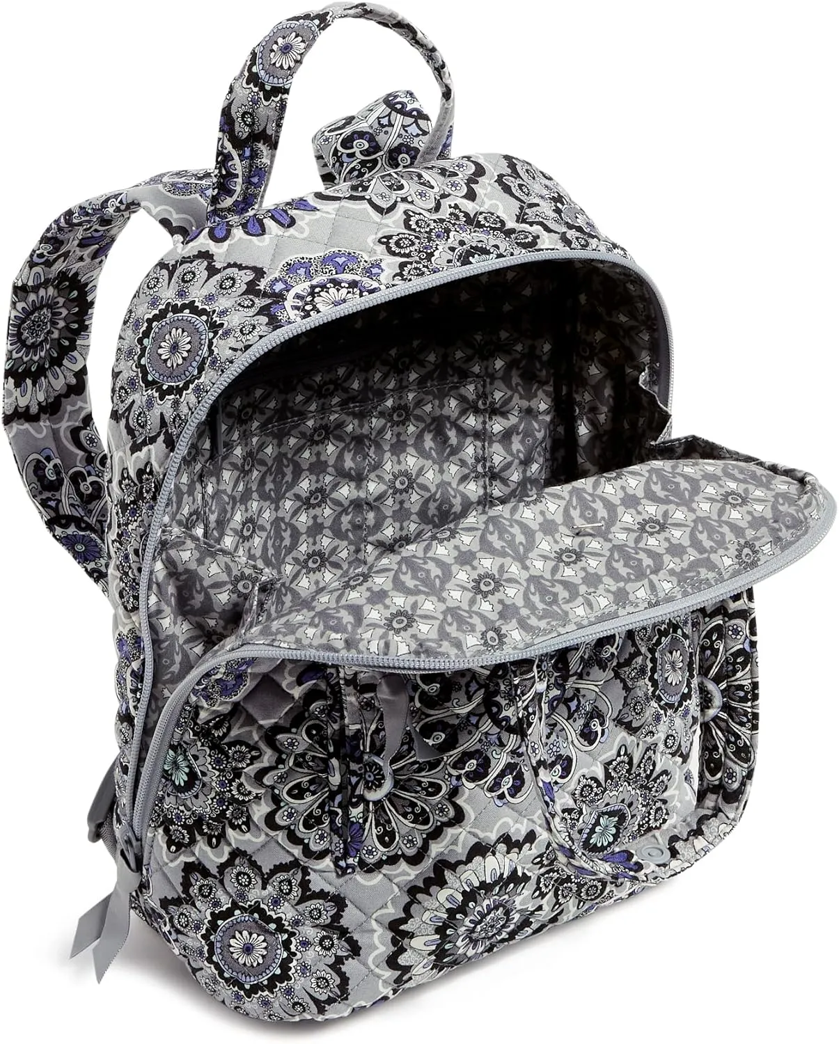 Vera Bradley Women's Cotton MiniTotepack Backpack, Tranquil Medallion - Recycled Cotton, One Size