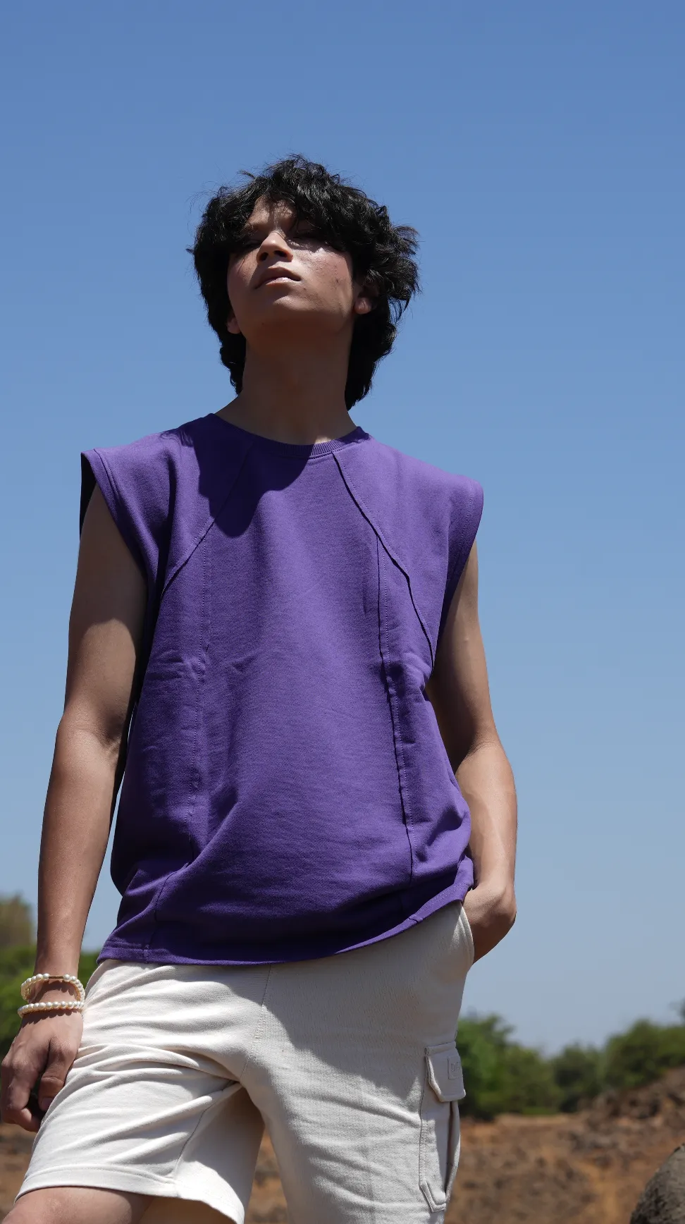 Vest in Purple