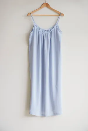 Victoria Silk Nightgown - Pale Blue