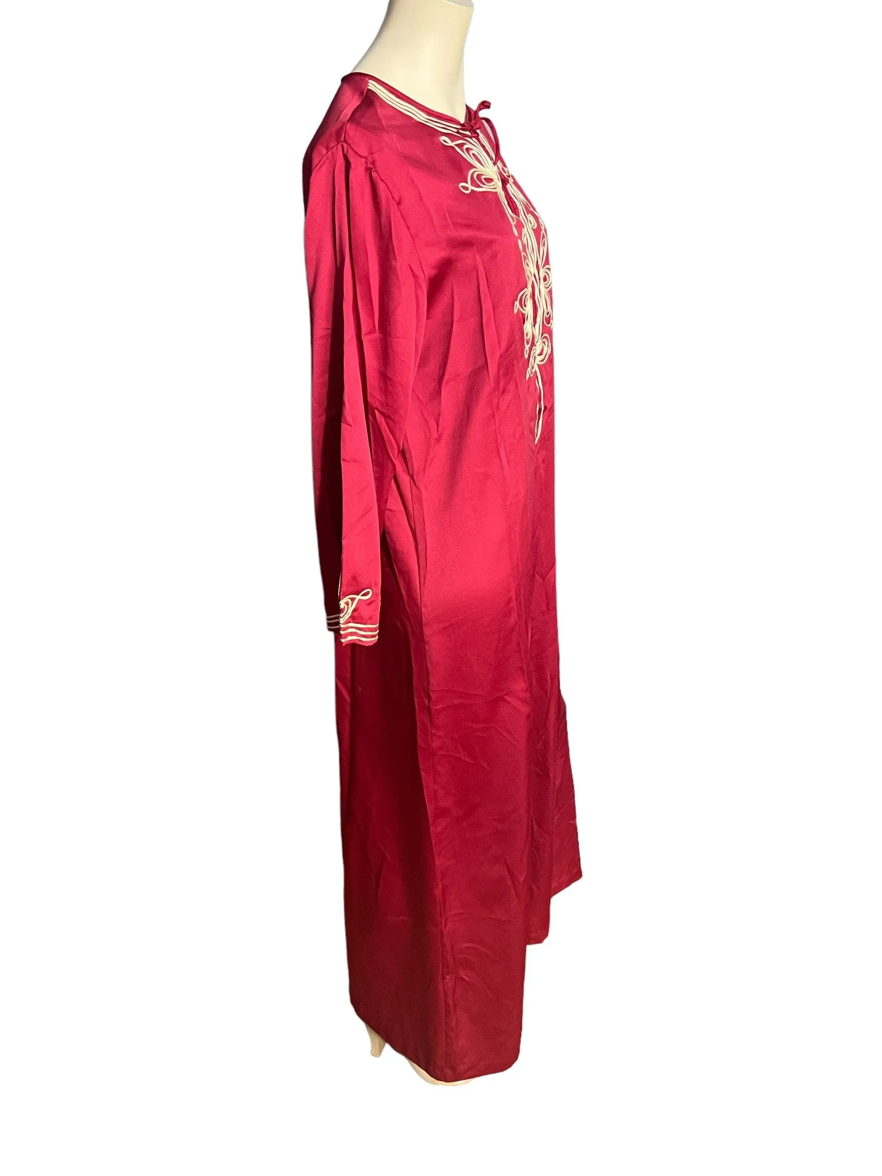 Vintage 1970's Bert Yelin for Iris hippie nightgown caftan L