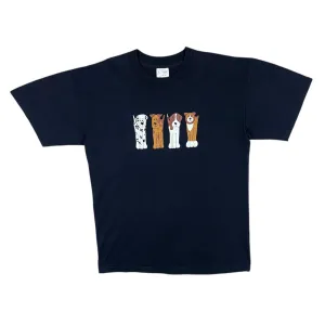 Vintage Screen Stars Dog Pet Animal Cartoon Novelty Graphic Black T-Shirt