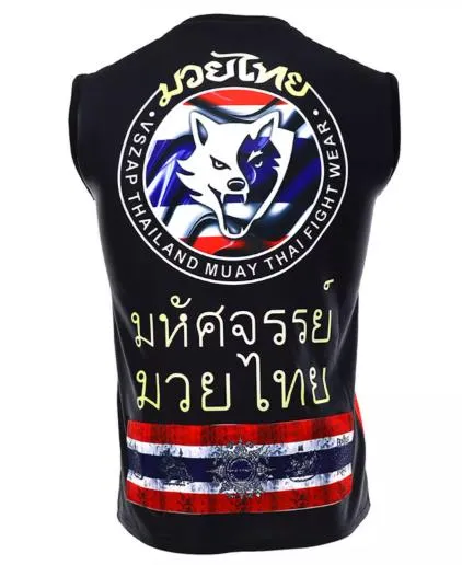 Vszap Warrior VTT010 Muay Thai Boxing Dry Tech Vest Tank Top S-4XL Red