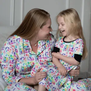 Watercolors Women's Bamboo Pajamas