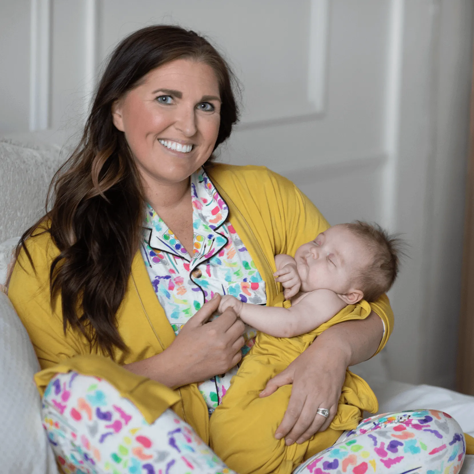 Watercolors Women's Bamboo Pajamas