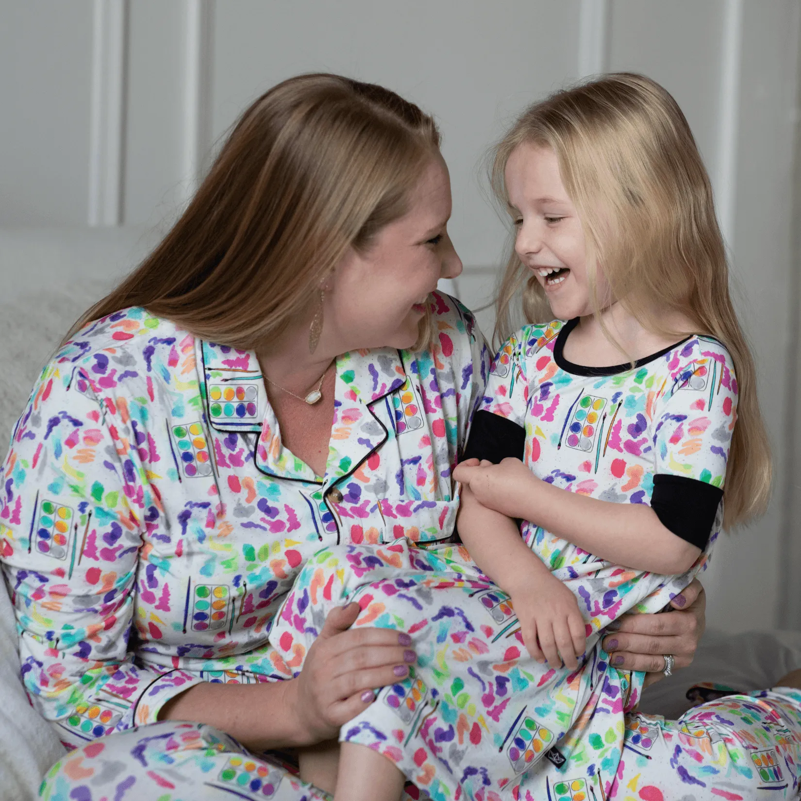 Watercolors Women's Bamboo Pajamas