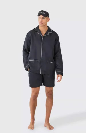 Weekend Warrior | Black Lounge Wear Set | 100% Cotton