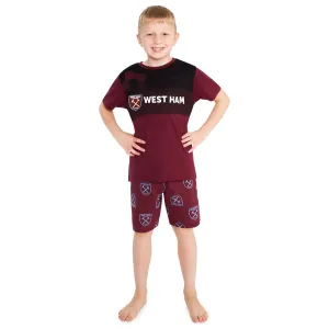 West Ham United F.C. Boys Short Pyjamas