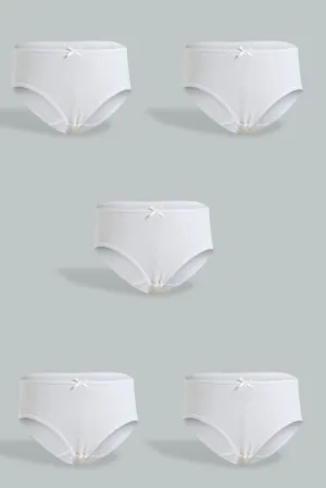 White Boxer Briefs (Pack Of 5)