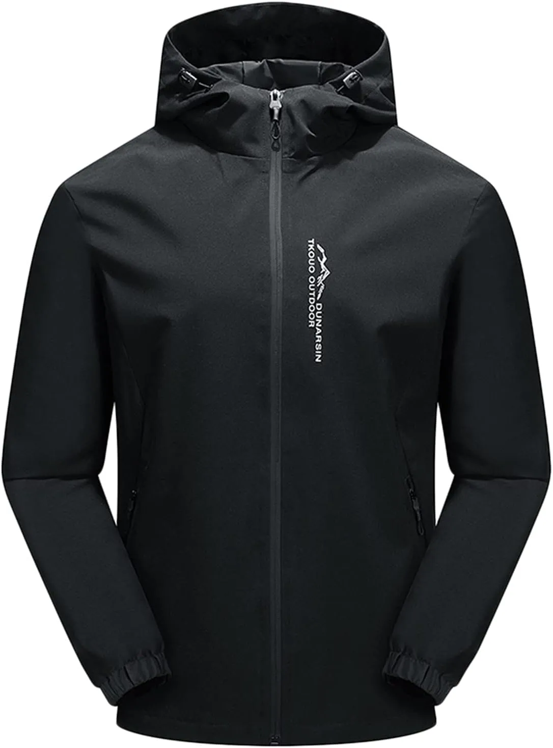 Winter Fall Long Rain Coats for Men Waterproof Hooded Outdoor for Outdoor Hiking Travel Breathable Jacket Men Dressy