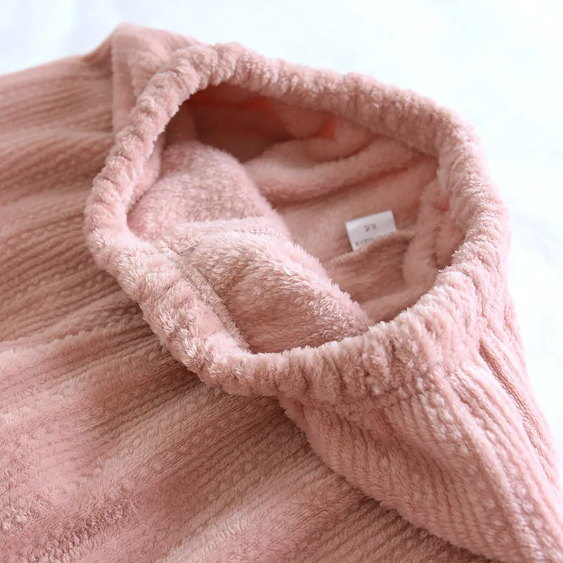 Winter Flannel Couple Clothes Pajama Set