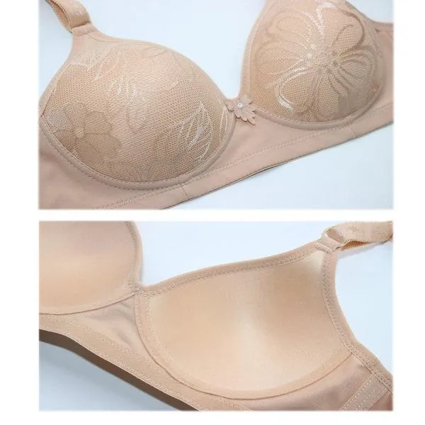 Wire-Free 3/4 Cup Lace Bras