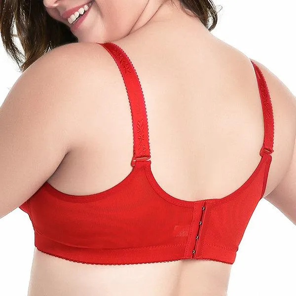 Wireless Deep Plunge Lace-trim Soft Sexy Bras