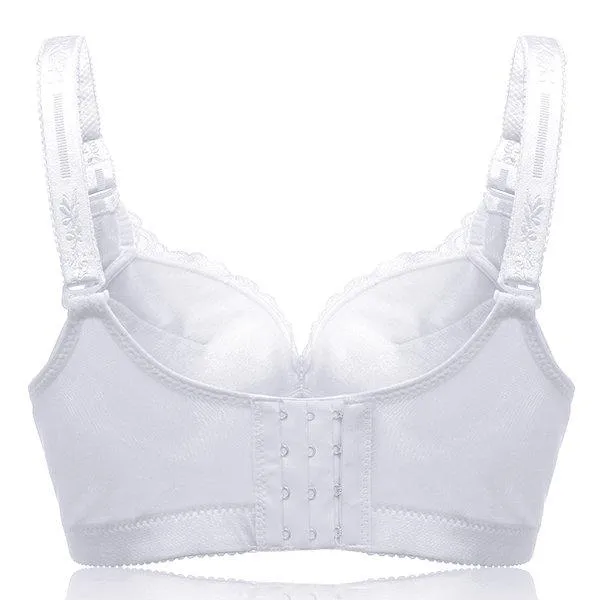 Wireless Deep Plunge Lace-trim Soft Sexy Bras