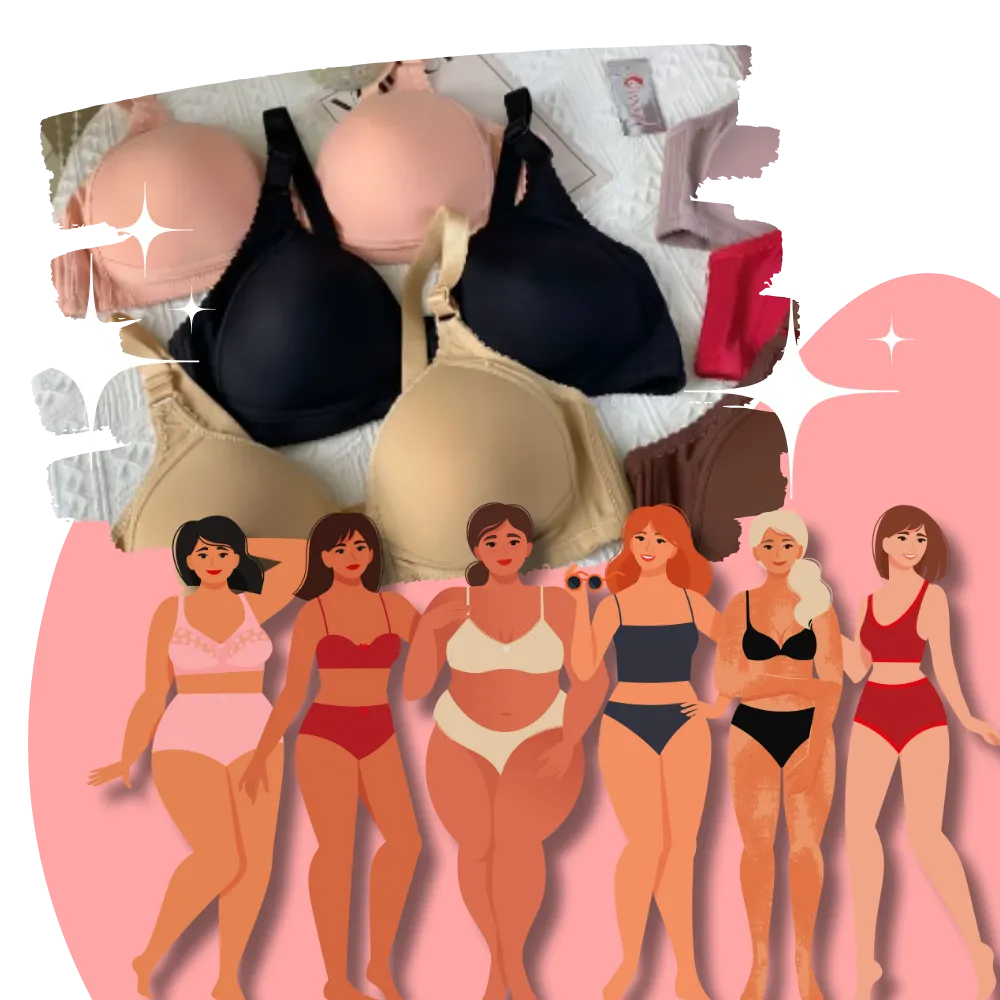 Wireless Plus Size Push Up Bra