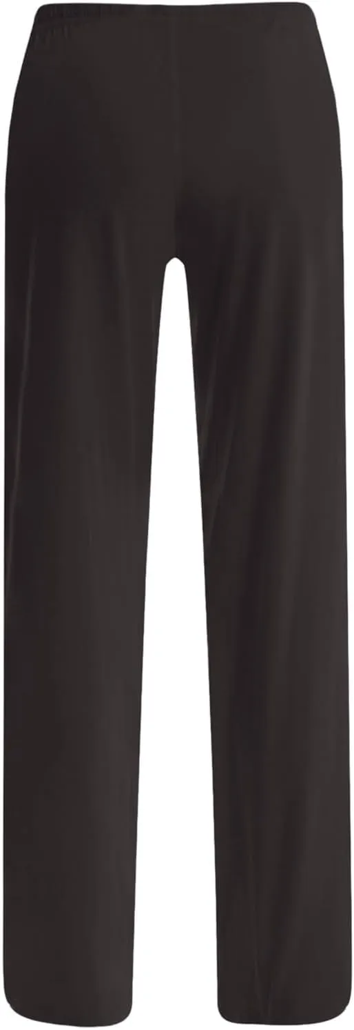 Women Pajamas Pants Casual Solid Color Pajama Pants High Waist Sleep Pants Elastic Waist Wide Leg Pants
