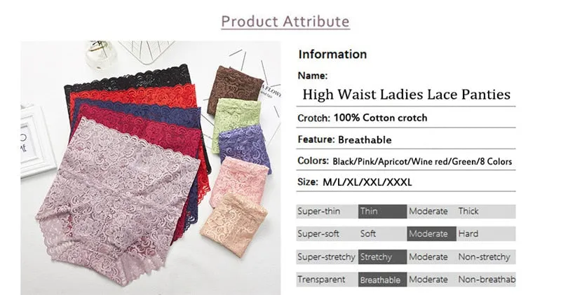 Women Panties Sexy Lace Underwear Woman Knickers Lace Panties