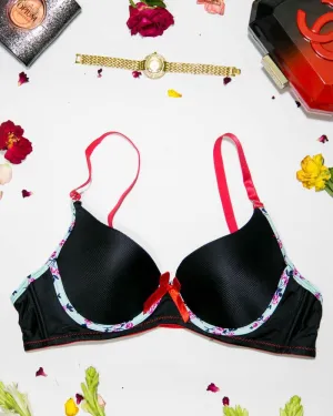 Women Push up Underwire Smoothing Bra - Push Up Bra, Single Padded Bra Underwired Br