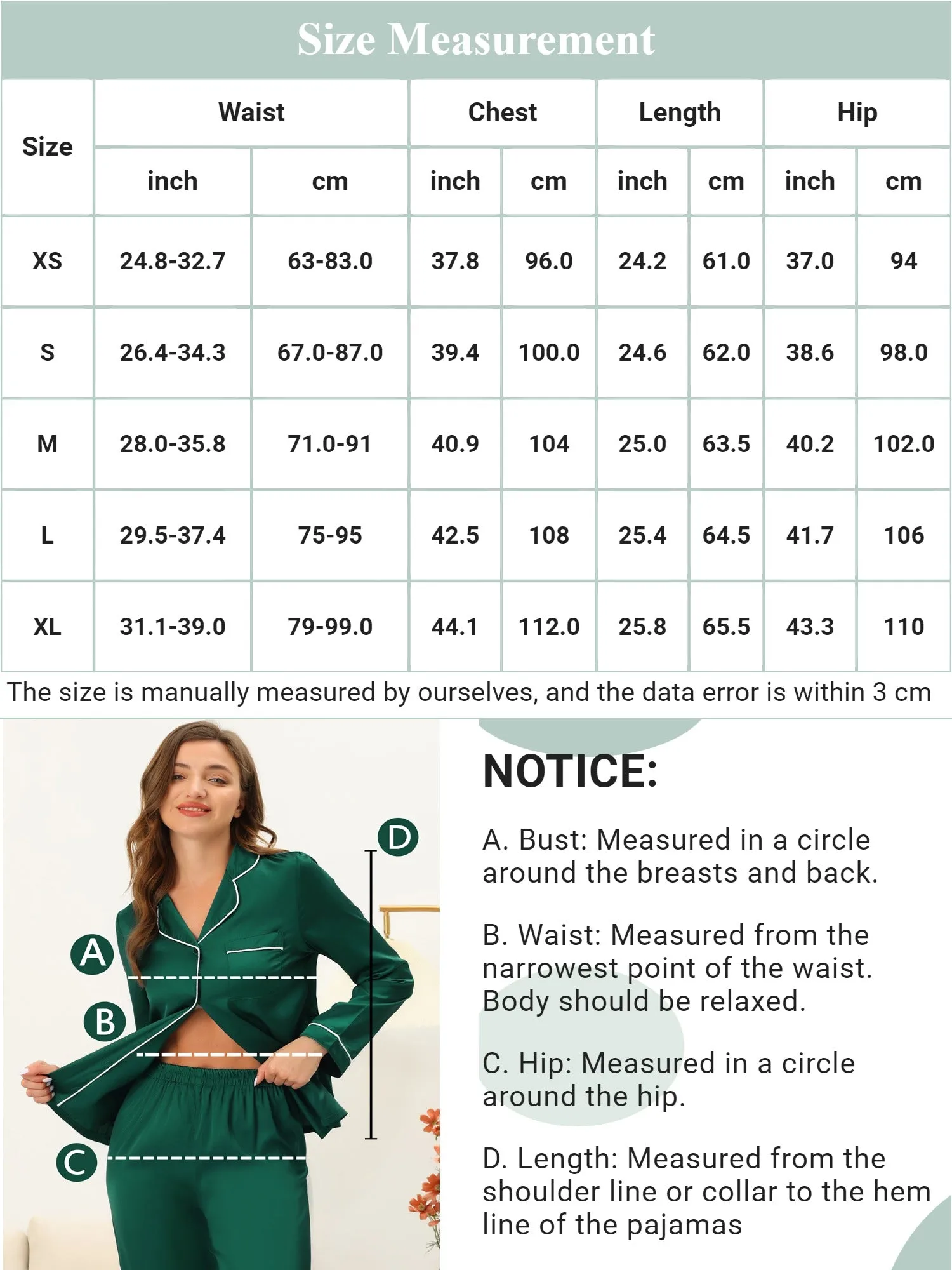 Women Satin Pajama Set Button Short Sleeve Shirt and Shorts Loungwear Sleepwear