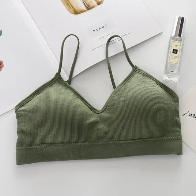 Women Sexy Crop Tops Bra Tube Top Female Streetwear Sleeveless Seamless Sports Bra Crop Camis