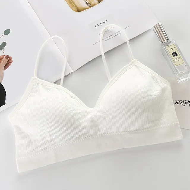 Women Sexy Crop Tops Bra Tube Top Female Streetwear Sleeveless Seamless Sports Bra Crop Camis