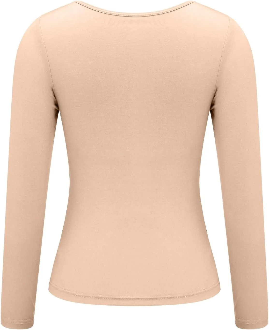 Women Soft Pajamas Comfy Casual Sleepwear with Built In Bra Plus Size Long Sleeve Nightwear Sexy Warm Loungewear