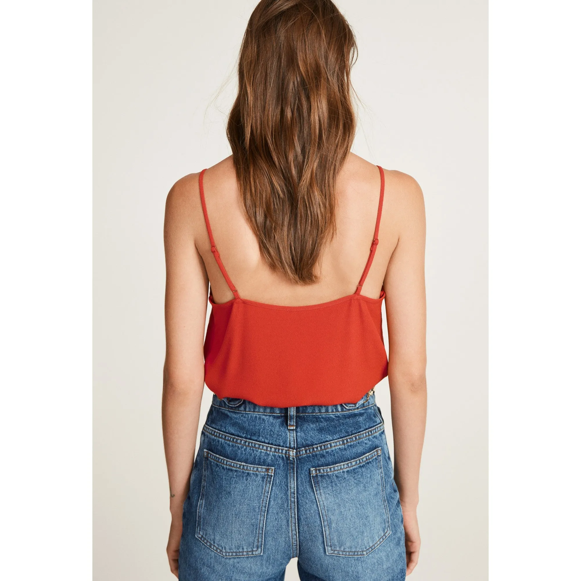 Women Spaghetti-Strap Camisole - Magenta