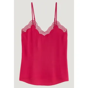 Women Spaghetti-Strap Camisole - Magenta