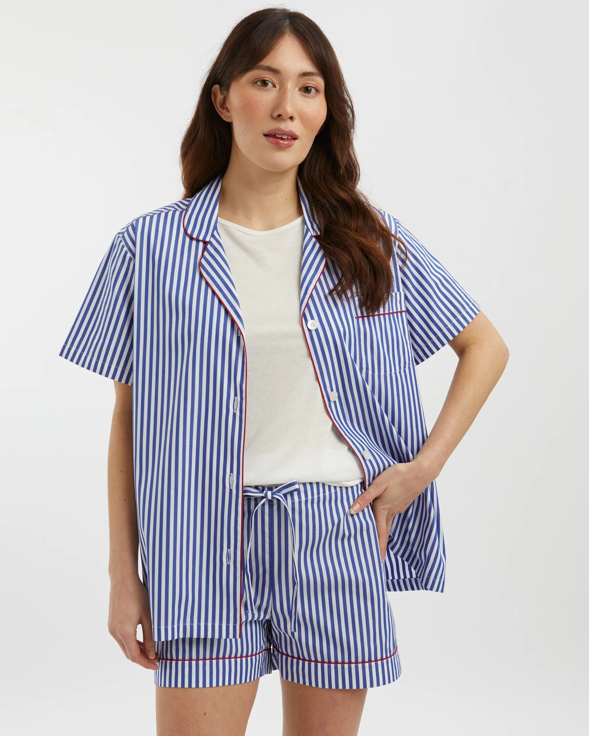 Women's Classic Cotton Florence Short Pajamas - St. Moritz