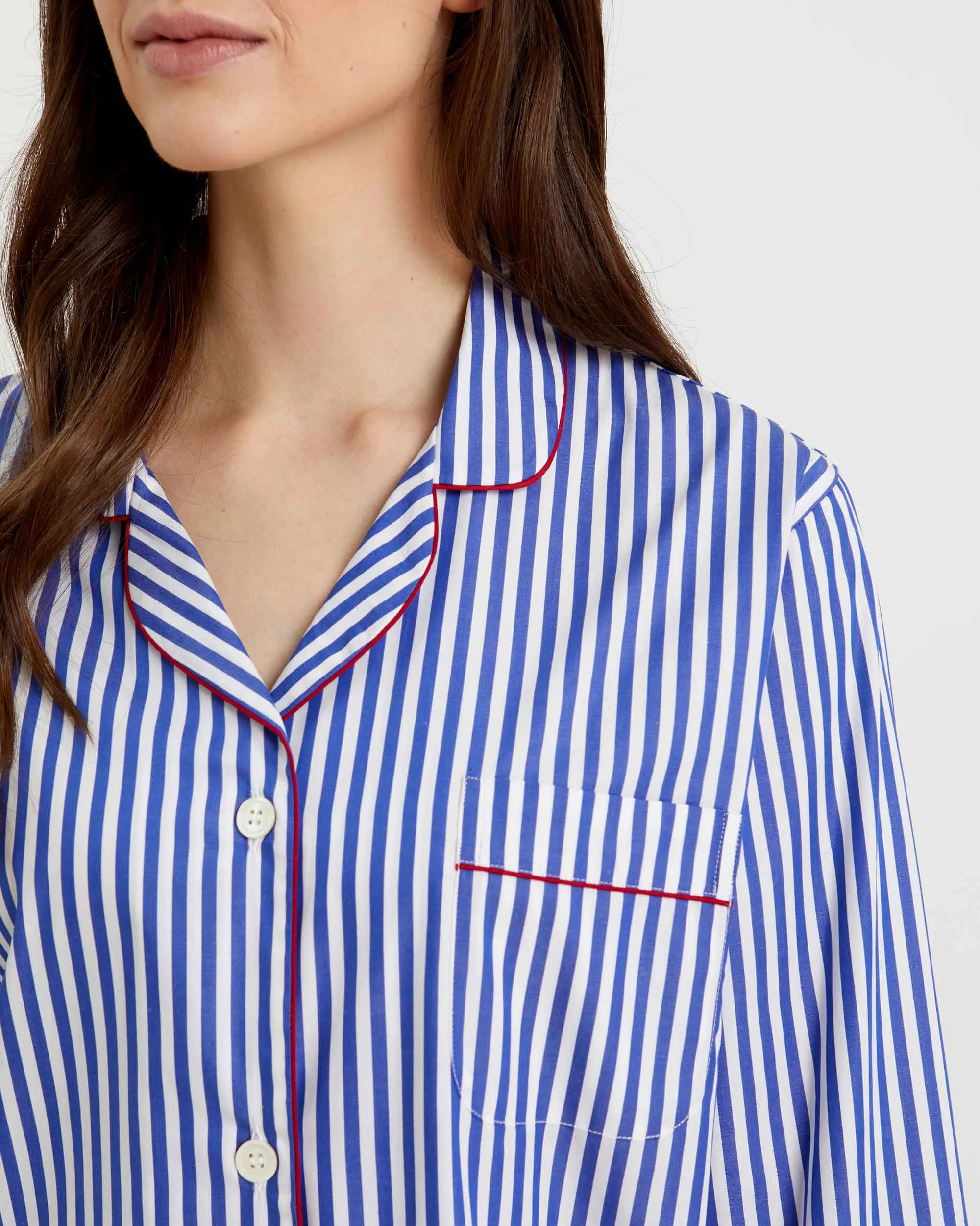 Women's Classic Cotton Pajamas - St Moritz