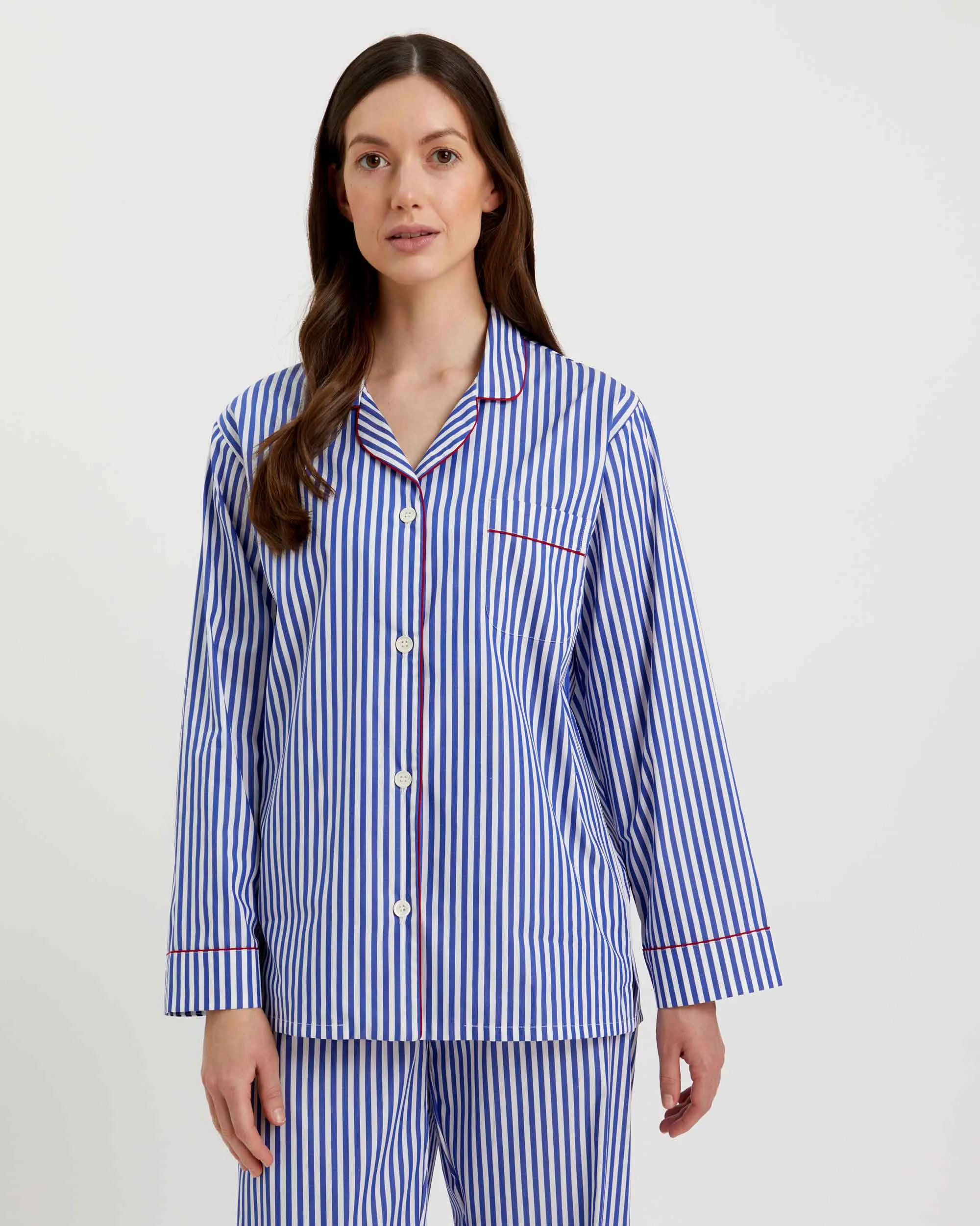 Women's Classic Cotton Pajamas - St Moritz