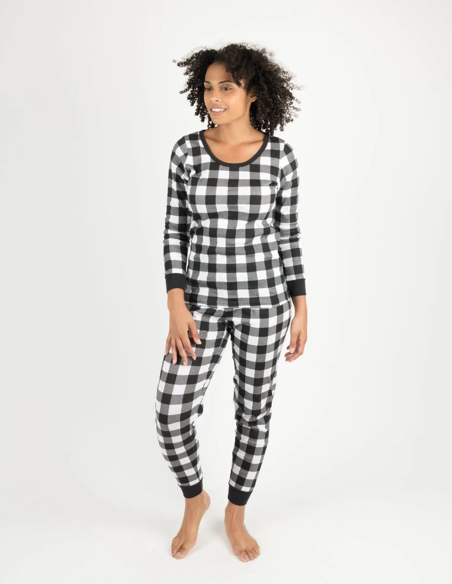 Women's Cotton Plaid Pajamas