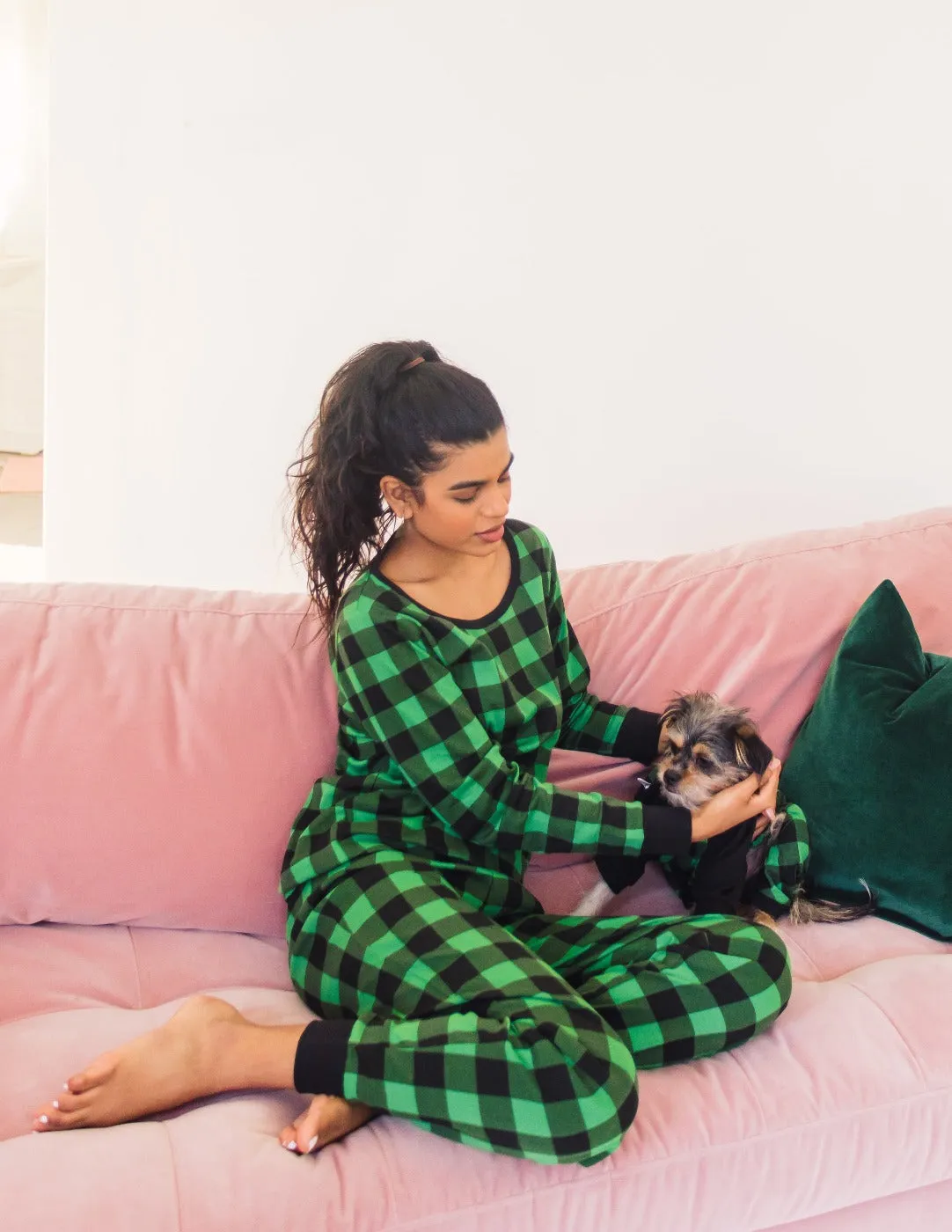 Women's Cotton Plaid Pajamas