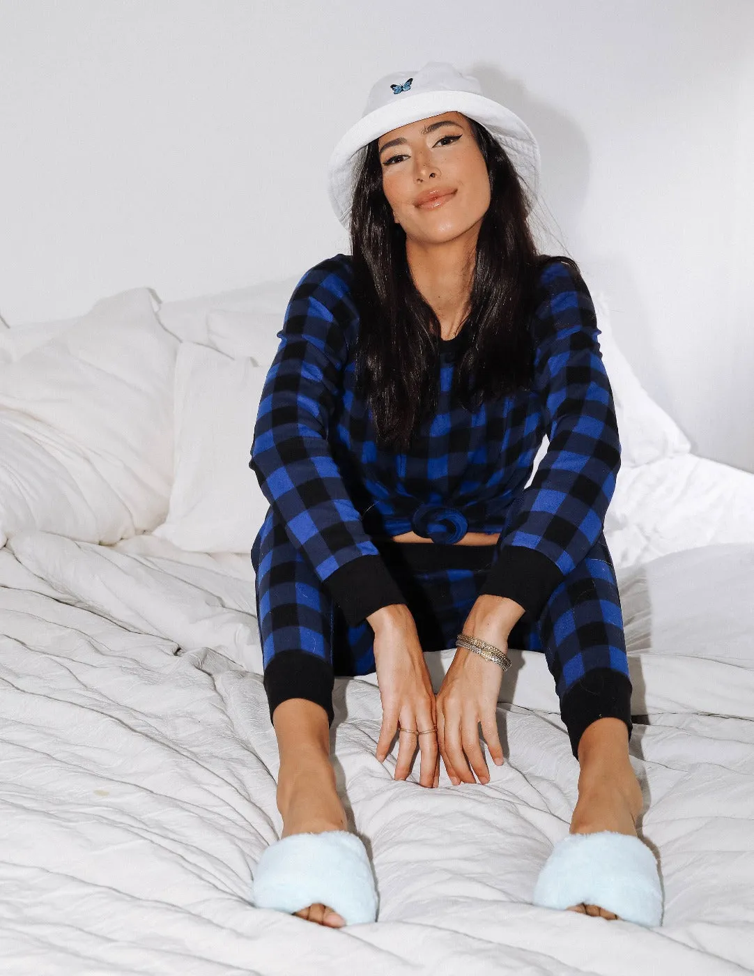 Women's Cotton Plaid Pajamas